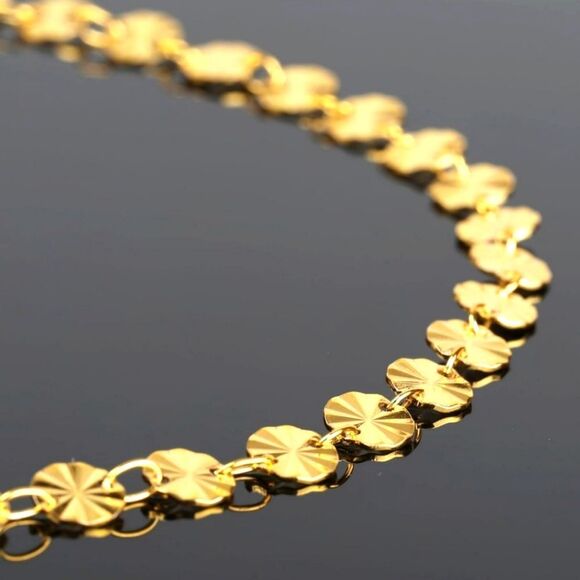 18K Yellow Gold Titanium Ripple Zodiak Sign Bracelet - Picture 3 of 9